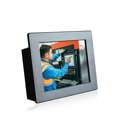 450nits คอมพิวเตอร์ฝังตัวที่ทนทาน Hmi Touch Panel VESA GPIO Windows