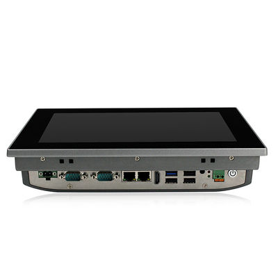 Ip65 J1900 Quad Core Linux แผงฝังตัว Pc แผงสัมผัส Dual Lan