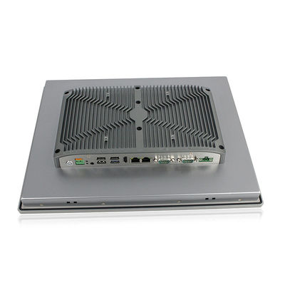 Vandal Proof Embedded Industrial Touch Panel PC 15 นิ้ว 2 LAN 9V-36V