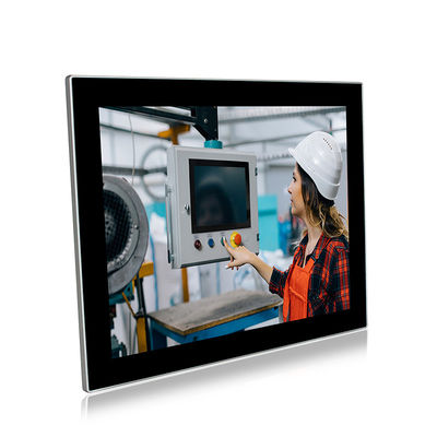 Vandal Proof Embedded Industrial Touch Panel PC 15 นิ้ว 2 LAN 9V-36V