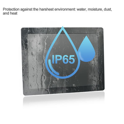 100 * 100 มม. ที่ 8 I3 5 จอภาพระบบสัมผัสอุตสาหกรรมแบบลวด, OEM Vesa Mount Pc