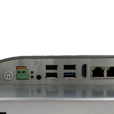 15.6 &quot;FHD 8565U Ip65 พีซีหน้าจอสัมผัสกันน้ำ Windows 10 2 LAN