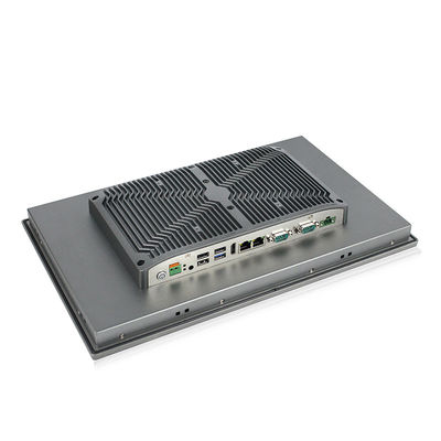 15.6 &quot;FHD 8565U Ip65 พีซีหน้าจอสัมผัสกันน้ำ Windows 10 2 LAN