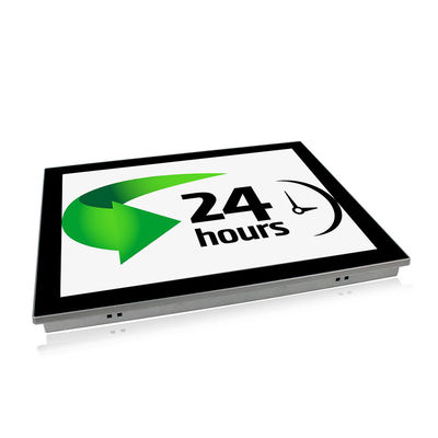 17 &quot;รุ่นที่ 8 ที่คาดการณ์ไว้ Capacitive Ip66 Waterproof Intel I3 Linux Fanless PC Industrial พร้อม TPM2.0