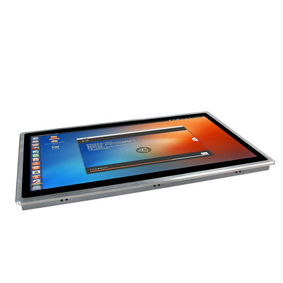 IOT Fanless Embedded Touch PC 24 &quot;I3 8145U Windows 10 RS232 VGA PCAP