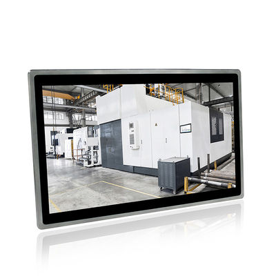 250cd / m2 SUS304 แผง HMI แบบไม่มีเสียง PCAP พร้อม Dual RJ45 24in