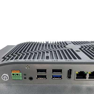 ด้านหน้า IP65 I7 8th Gen กันน้ำหน้าจอสัมผัส PC แผงติดตั้ง