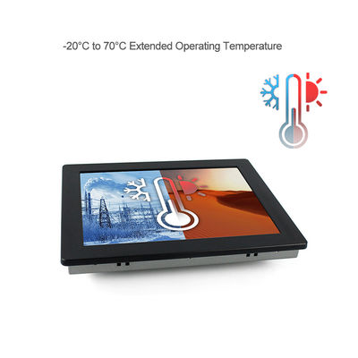 คอมพิวเตอร์แผงอุตสาหกรรมฝังตัว 12 นิ้ว 8265U Windows Panel Pc