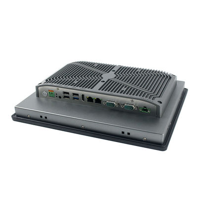 RS232 RS485 คอมพิวเตอร์ส่วนบุคคลอุตสาหกรรม 12 &quot;Resistive Touch Fanless Small Pc
