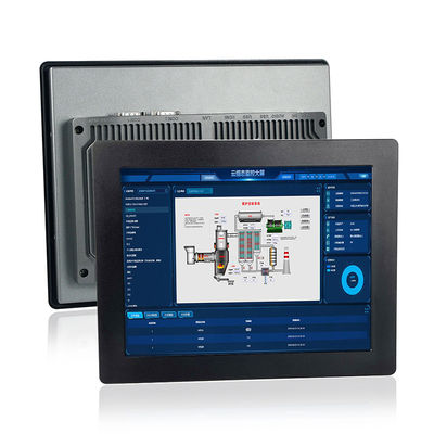 RS232 RS485 คอมพิวเตอร์ส่วนบุคคลอุตสาหกรรม 12 &quot;Resistive Touch Fanless Small Pc