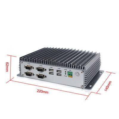 Intel I7 4g Lte Din Rail Industrial Pc, X86 Rs232 Rs485 Windows 8 Mini Pc