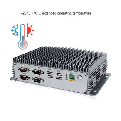 ODM I5 8265U 24vdc Dual Lan Industrial Embedded Box PC สำหรับระบบ IOT