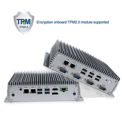 Rs485 I7 8565U Industrial Fanless Mini PC, Embedded Fanless I7 Mini Pc