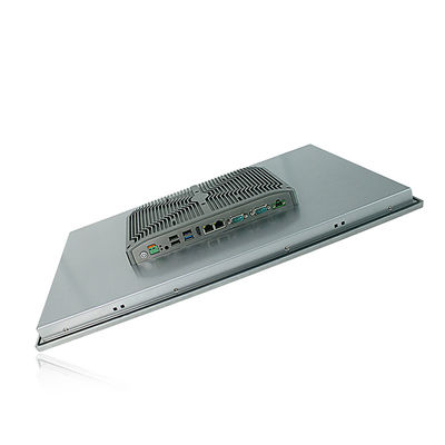 ฝัง 21.5 &quot;หน้าจอสัมผัส Dual Lan Pc TPM 2.0 เดสก์ท็อปติดผนัง Fanless