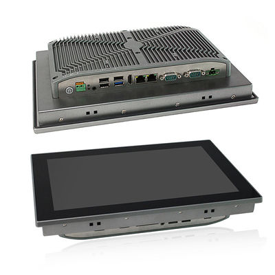 12 &quot;PCAP Touchscreen I5 Dual Lan All In One Industrial Mini PC แผงคอมพิวเตอร์พร้อม Wifi