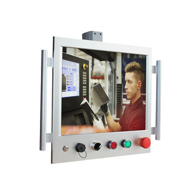 Ip65 17 นิ้วอุตสาหกรรม Touch Panel PC 3855U Programmable Device Controller