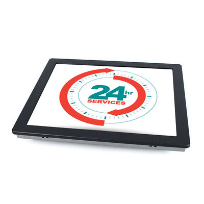 30W 1280x1024 พีซีหน้าจอสัมผัสกันน้ำ 17 &quot;เดสก์ท็อป X86 IP65 FCC VGA