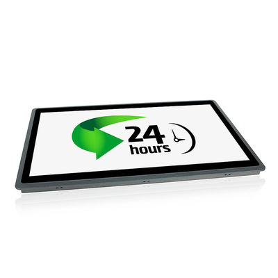 IP65 Waterproof AiO Capacitive Touch PC 24 นิ้ว J1900 Quad Core VESA