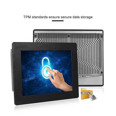 800x600 TPM2.0 Industrial Touch Panel PC Windows J1900 พอร์ต GPIO 10 นิ้ว