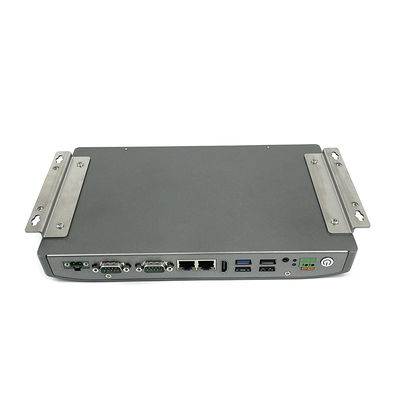 RS232 RS422 RS485 มินิพีซีที่ทนทาน 15W Intel Celeron สำหรับการจ่าย Kiosk