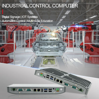 RS232 TPM2.0 Industrial Embedded Box PC สำหรับเครื่องพลาสม่าซีเอ็นซี MSATA 64G SSD