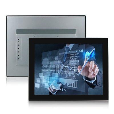 1280x1024 NTSC Capacitive Touch Monitor 450cd / M2 อลูมิเนียมอัลลอยด์ PCAP