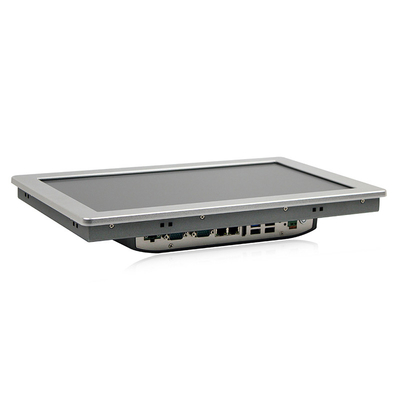 Ip66 VESA หน้าจอสัมผัสแบบกันน้ำแบบต้านทาน 600cd / m2 J1900 พร้อม TPM 2.0