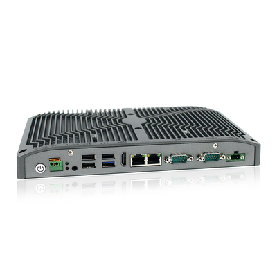 20W DC36V มินิพีซีแบบไม่มีพัดลมฝังตัว J1900 I3 I5 I7 X86 Alloy Shell