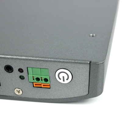 15W Fanless Embedded Box Pc J1900 อลูมิเนียมอัลลอยด์ TPM2.0 DC9-36V