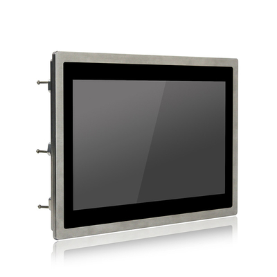 กันน้ำสแตนเลสหน้าจอสัมผัสจอแสดงผล Full HD Monitor Ip66 Ip69k SUS304
