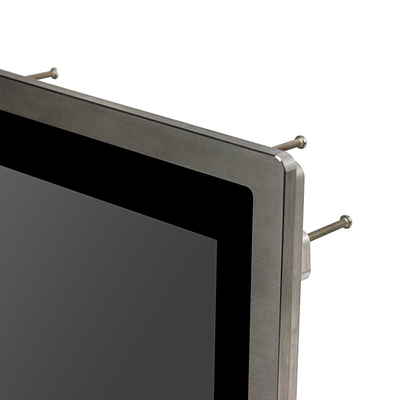 IP69K จอภาพแบบสัมผัส Capacitive แบบฝัง 13.3 &quot;สแตนเลสล้างทำความสะอาดได้ 1920*1080