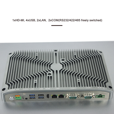 หน้าจอสัมผัสแบบ Resistive Fanless Embedded PC 21.5 &quot;FHD LED I7 Panel Computers