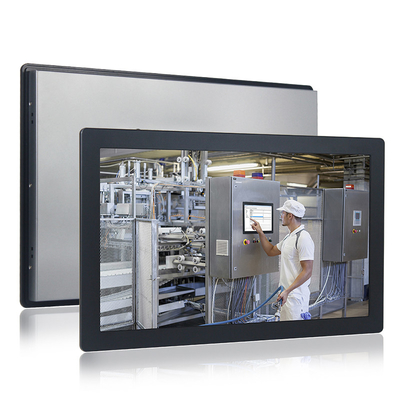 การติดตั้งแผง Core I5 ​​Industrial HMI Panel PC Windows11 IP65 หน้าจอสัมผัส HMI Computer