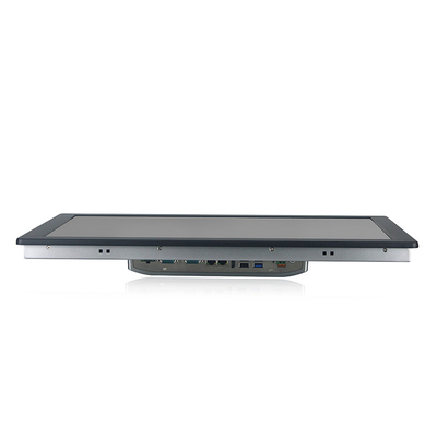 Dual Lan 1000nits หน้าจอสัมผัสกันน้ำแบบต้านทาน 24V Industrial 21.5 &quot;แผงกลางแจ้ง PC