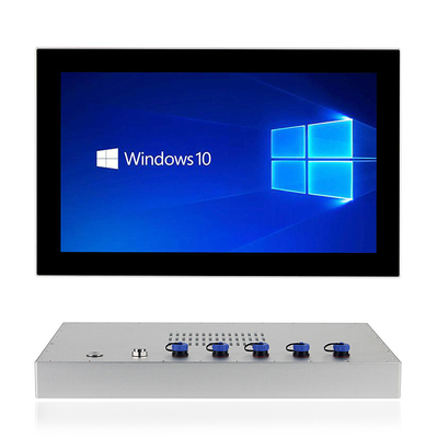 Wince Core I3 I5 แผงสัมผัสอุตสาหกรรม PC IP66 IP69k กันน้ำ Fanless 15.6 นิ้ว