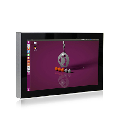 Washdown แผงหน้าจอสัมผัส PC Waterproof Responsive Touch Full Aluminium