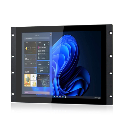 PCAP Touch Rack Mount Panel PC ด้านหน้า IP65 19&quot; LED DC IN 9V - 36V