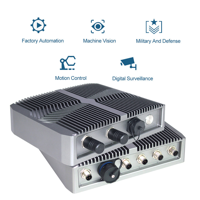 Outdoor IP67 Embedded Linux Fanless Mini Pc, ตัวเชื่อมต่อ M12 I / O ...