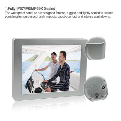 คุณภาพ 10.4 "Led Medical Panel Pc, FCC IP68 IP69K คอมพิวเตอร์จอสัมผัส โรงงาน