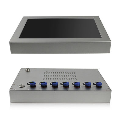 คุณภาพ เดสก์ท็อป Win7 Industrial Touch Screen คอมพิวเตอร์กันน้ำสำหรับ Marine โรงงาน